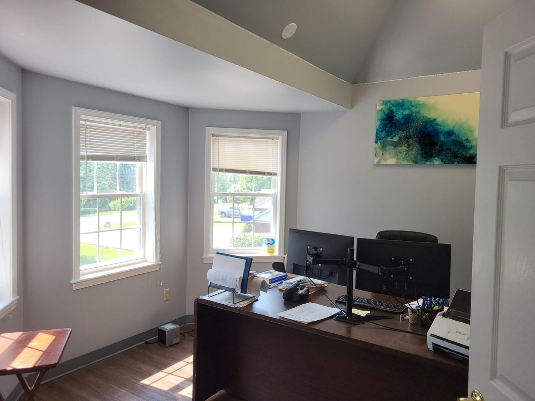 Home Office, Interior, Wood Texture Flooring