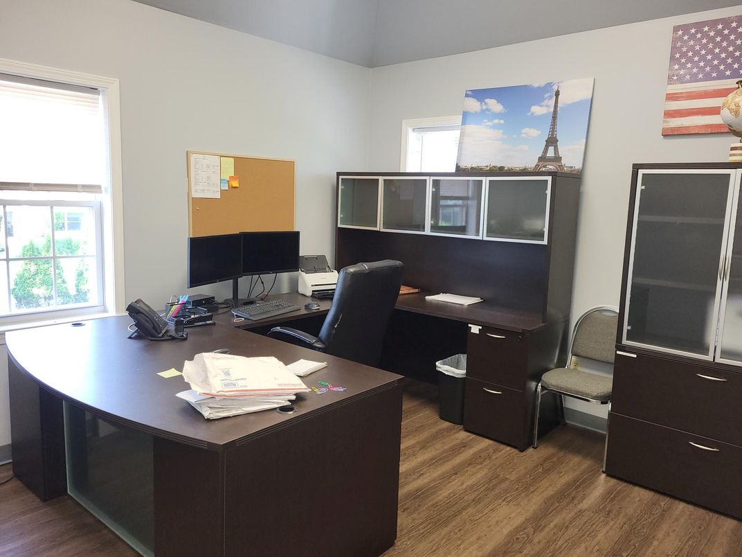 Home Office, Interior, Wood Texture Flooring