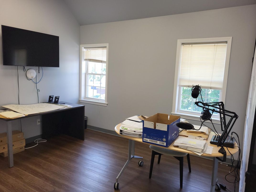 Home Office, Interior, Wood Texture Flooring