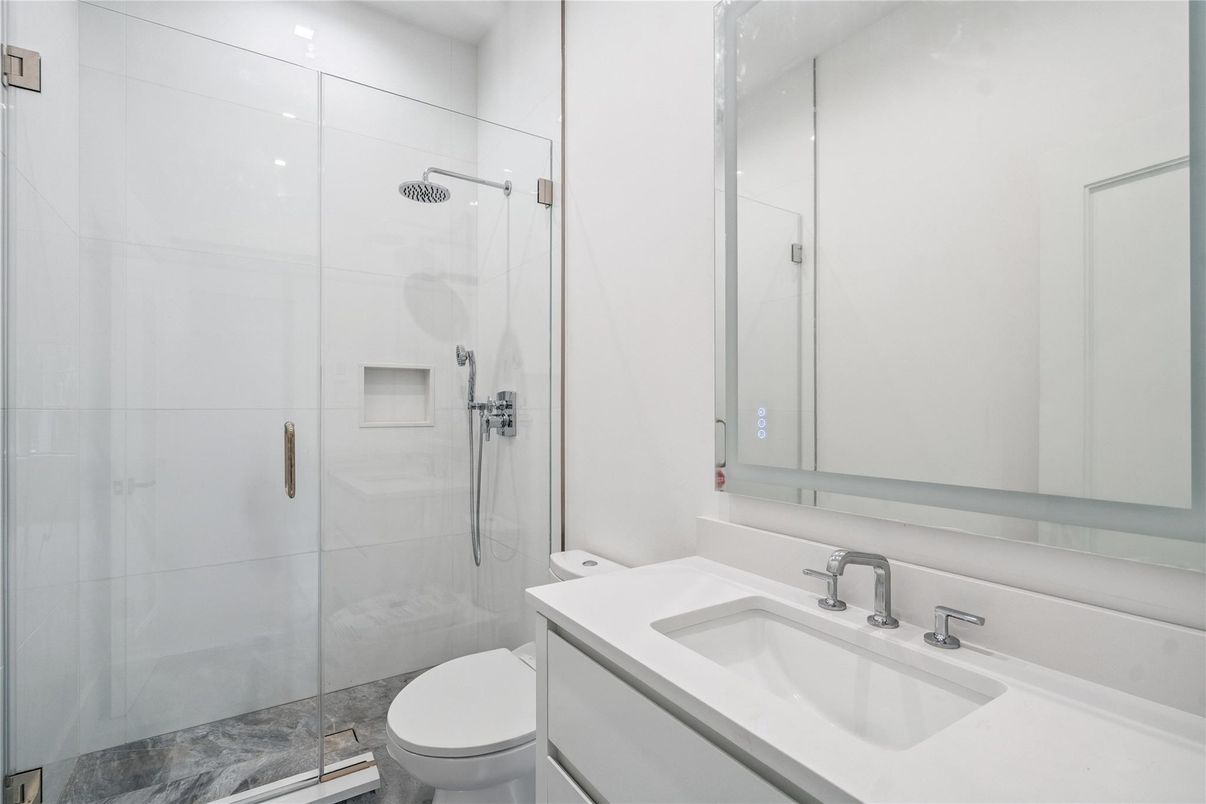 Bathroom, Glass Shower, Interior