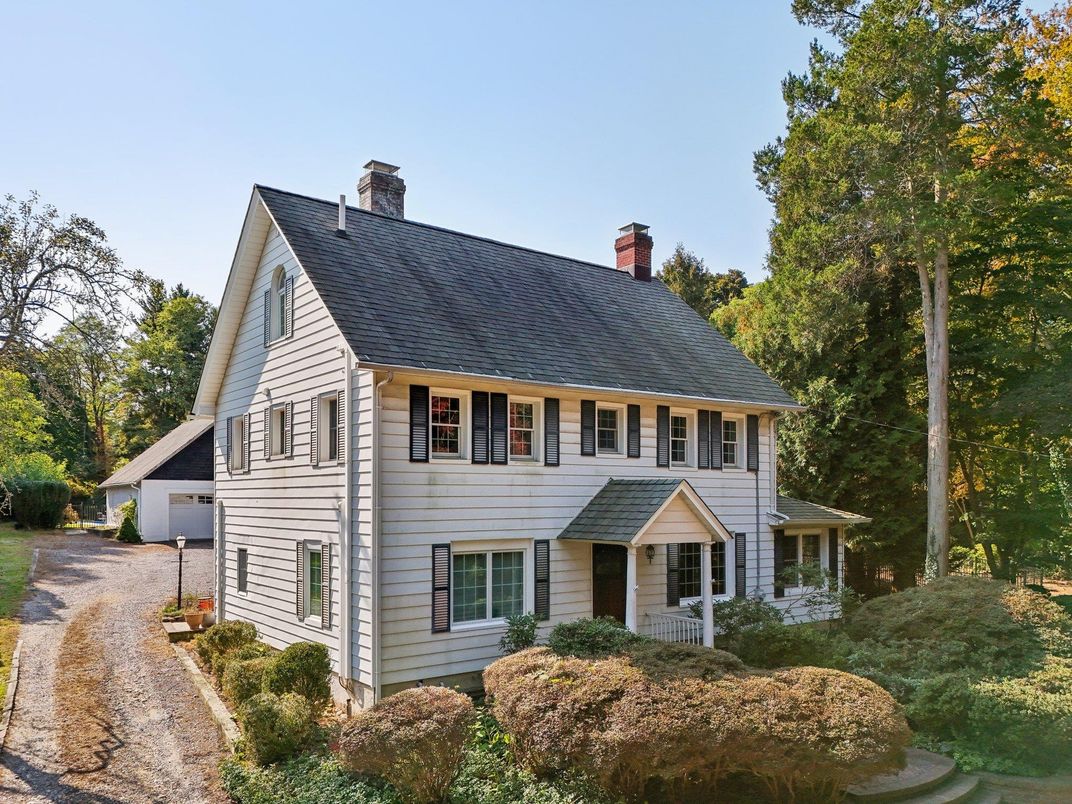 Backyard, Detached Garage, Exterior, Facade, Georgian