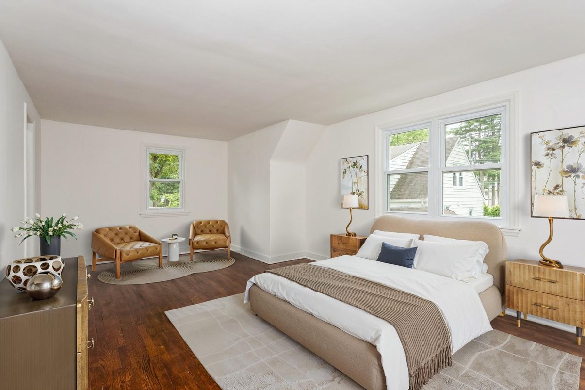 Bedroom, Interior, Wood Texture Flooring