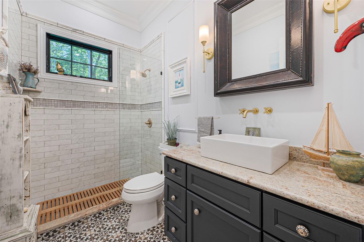 Bathroom, Glass Shower, Interior