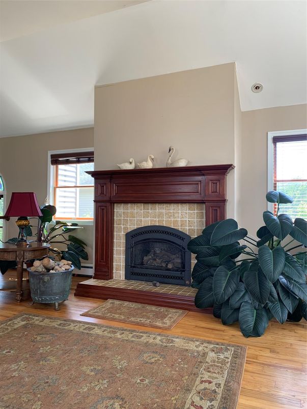 Fireplace, Interior, Wood Texture Flooring
