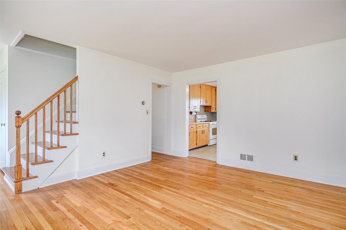 Empty room, Interior, Kitchen, Wood Texture Flooring