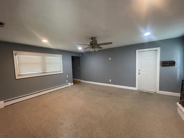 Empty room, Interior, Recessed Lighting