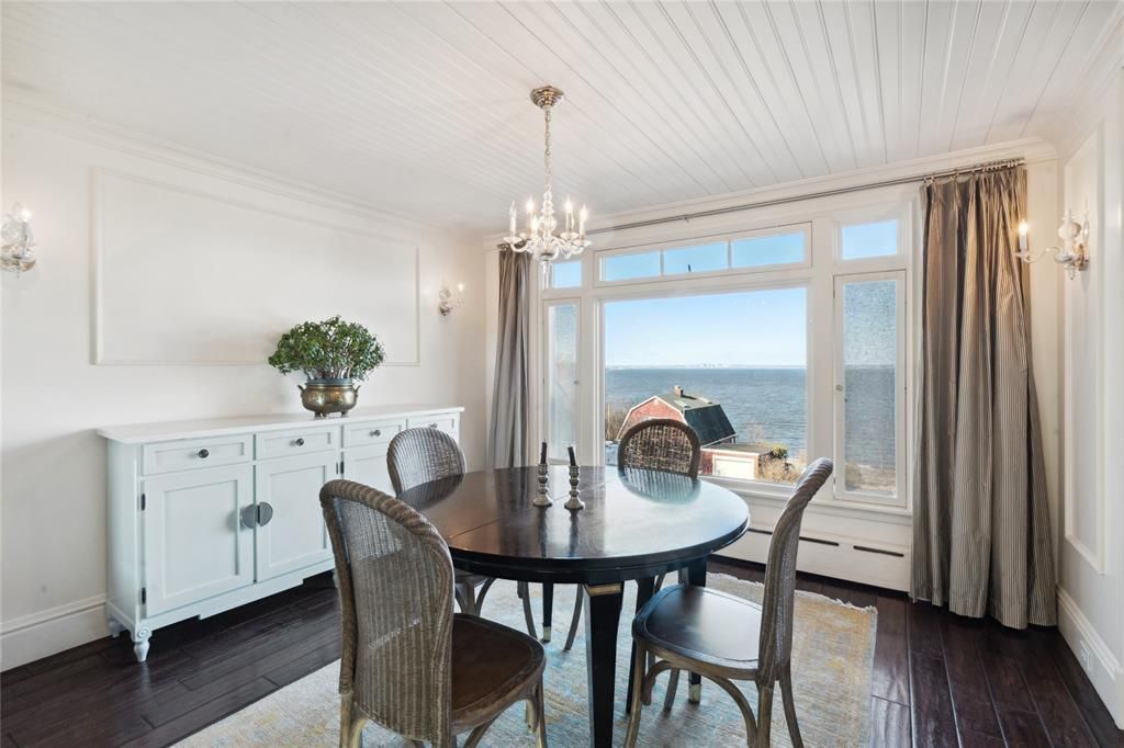 Chandelier, Dining room, Interior, Water, Wood Texture Flooring
