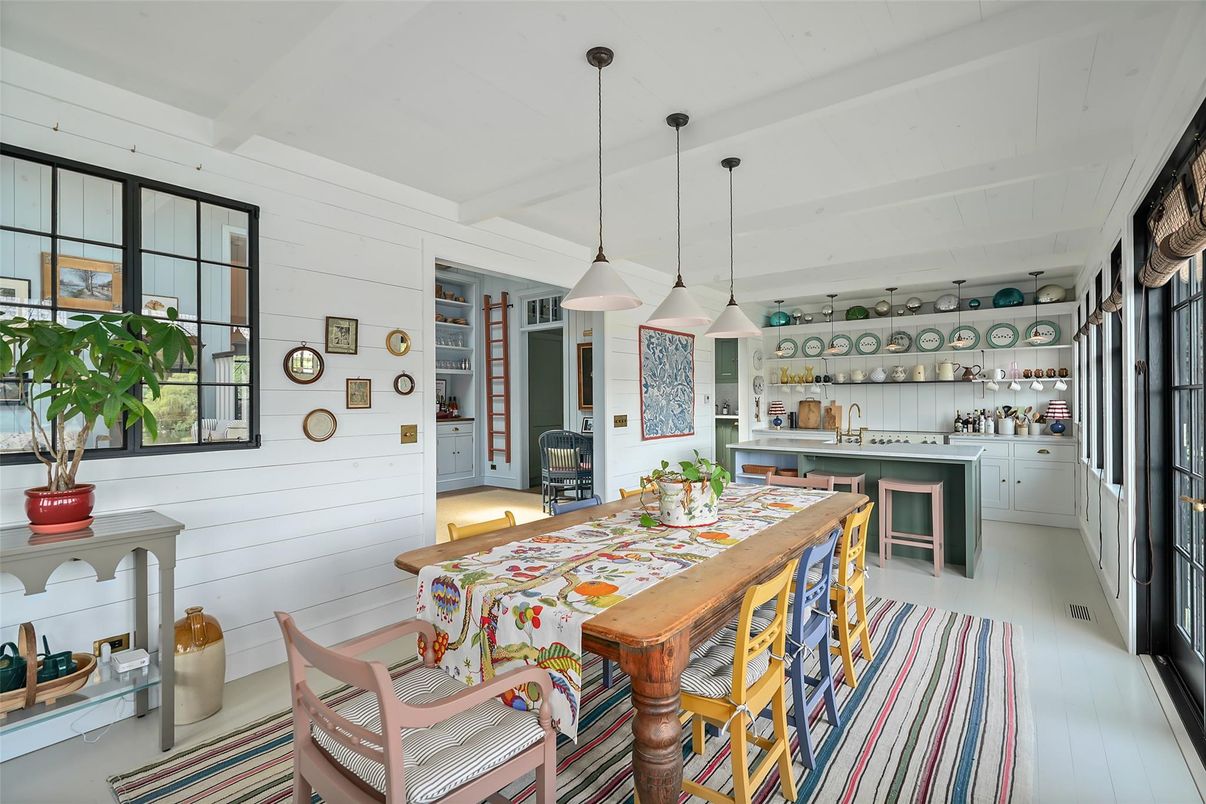 Dining room, Interior, Pendant Lights