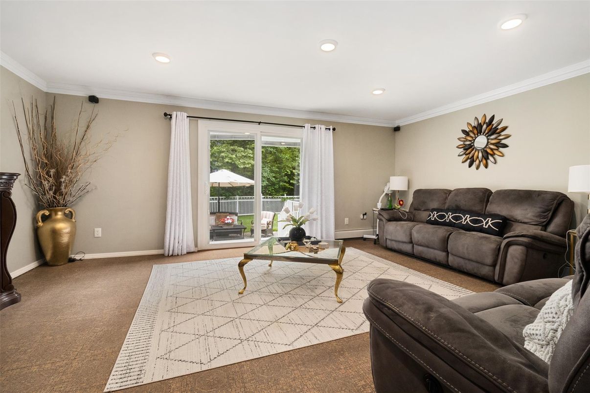 Interior, Living room, Recessed Lighting