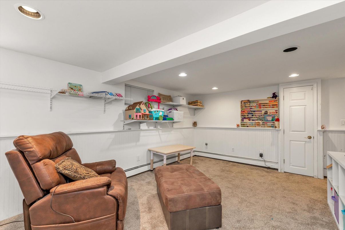 Interior, Living room, Recessed Lighting