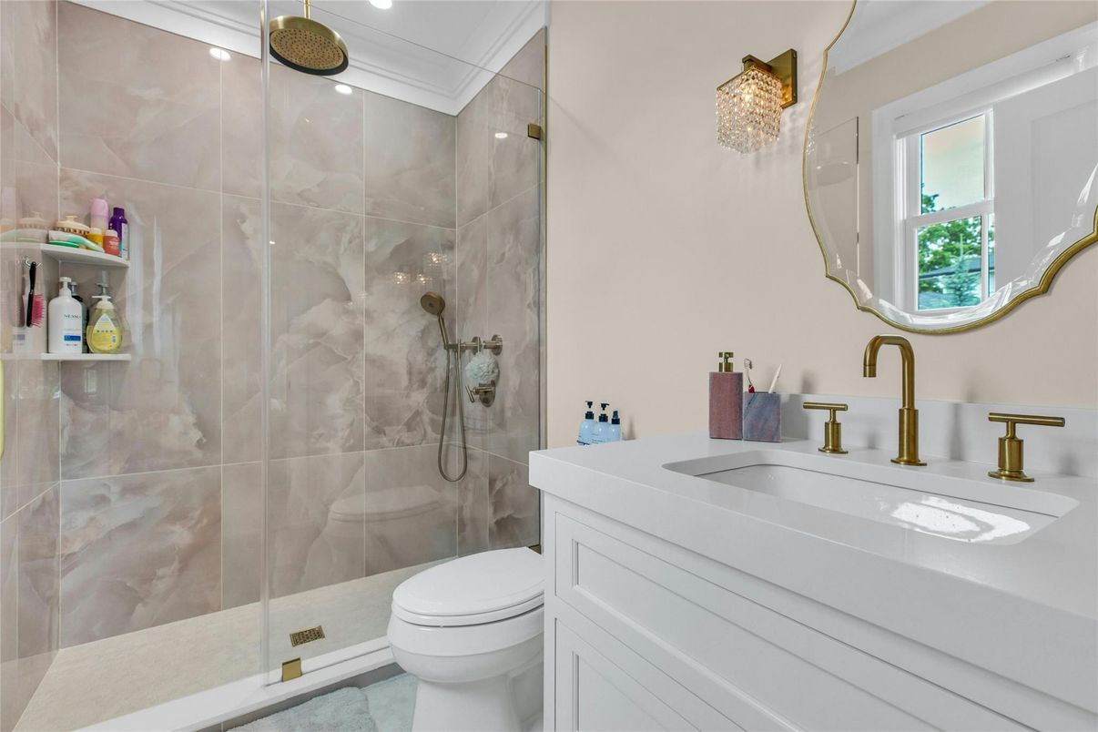 Bathroom, Glass Shower, Interior