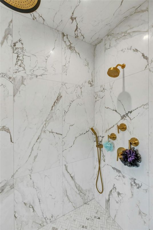 Bathroom, Interior, Marble Walls