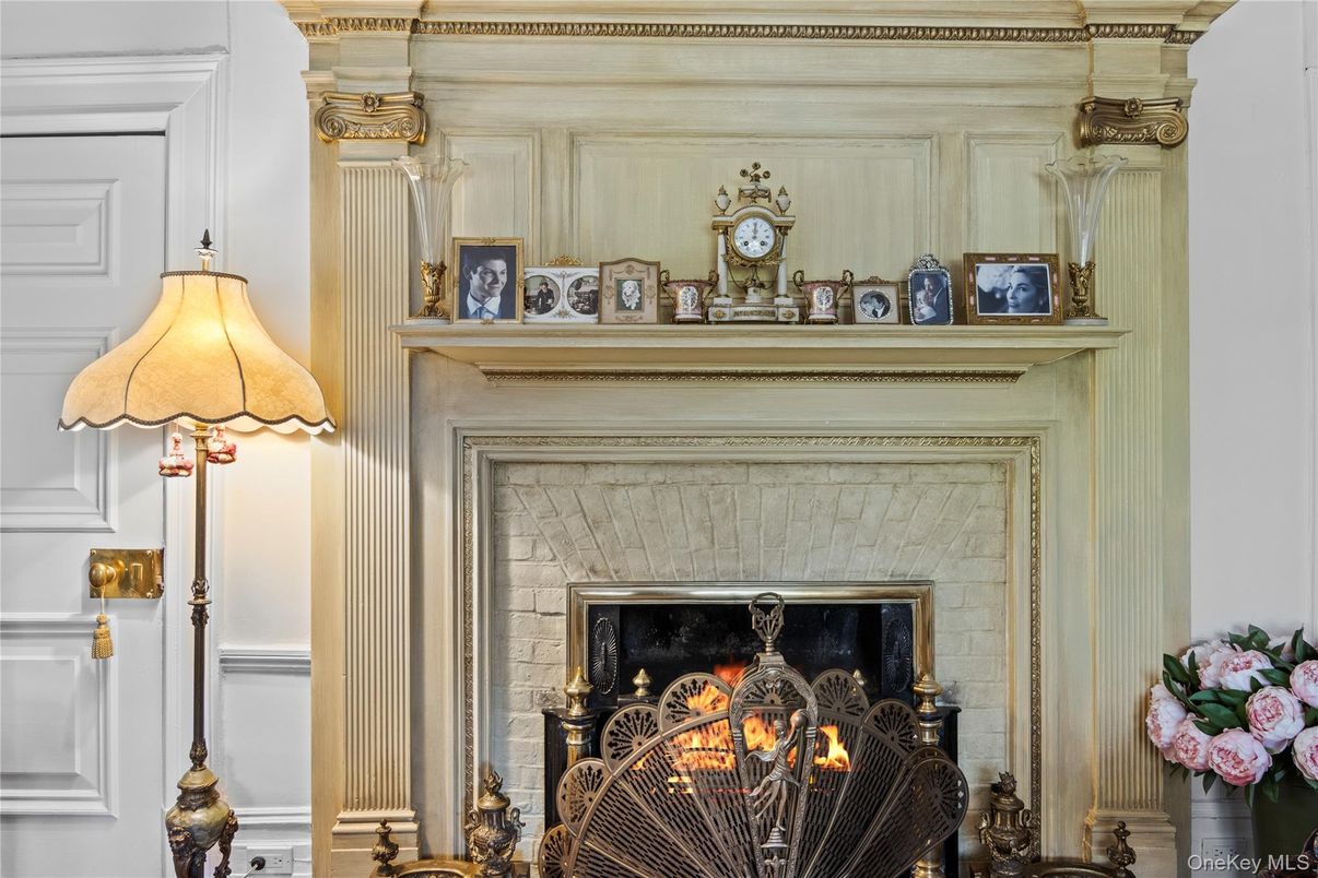 Fireplace, Interior, Piano