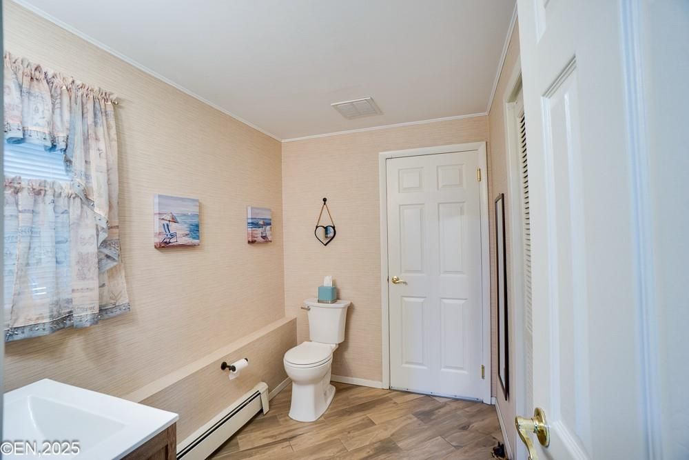 Bathroom, Interior, Wood Texture Flooring