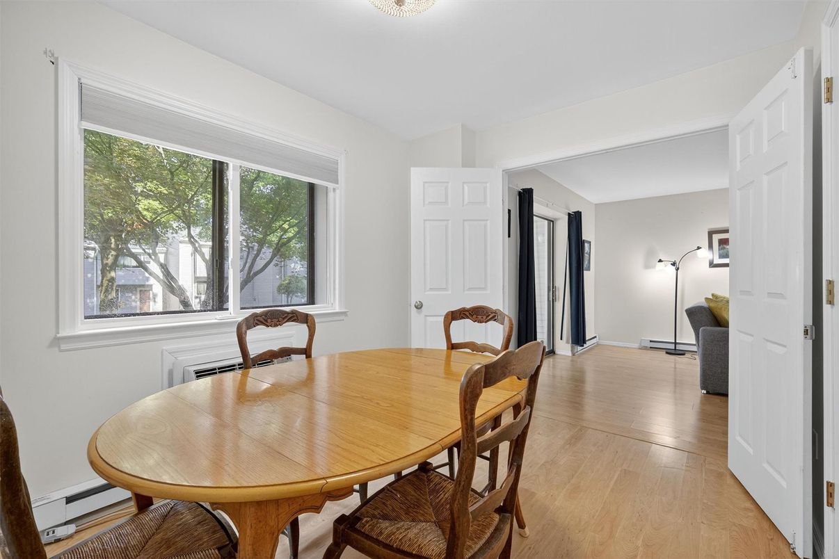 Dining room, Interior, Wood Texture Flooring