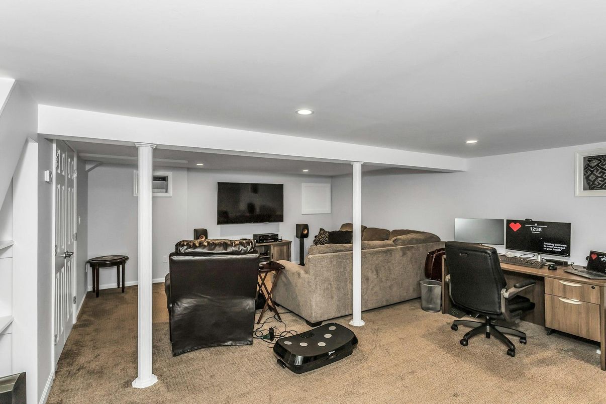 Home Office, Interior, Recessed Lighting