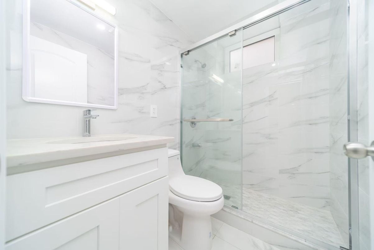 Bathroom, Glass Shower, Interior, Marble, Marble Walls