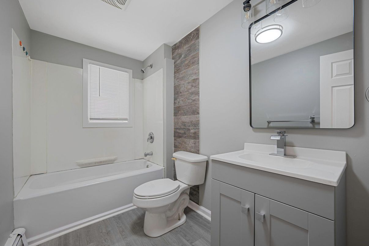 Bathroom, Interior, Wood Texture Flooring