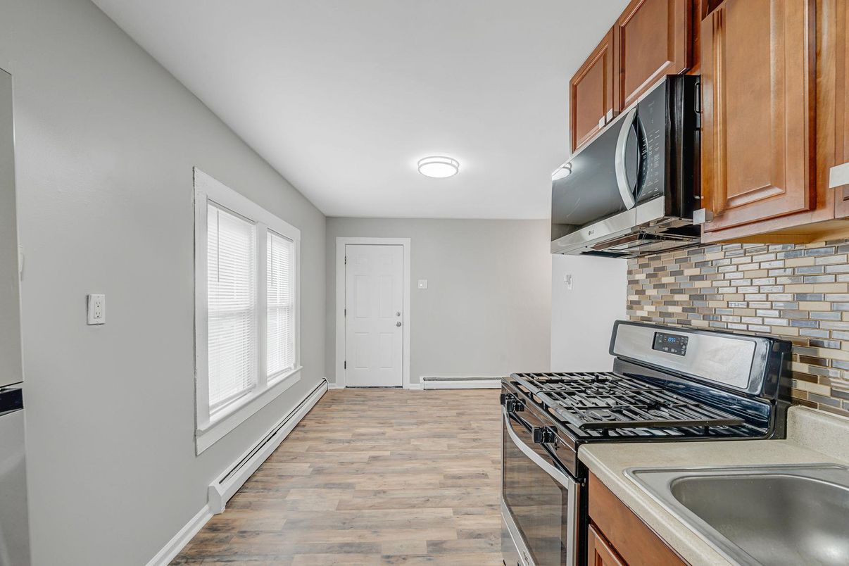 Interior, Kitchen, Wood Texture Flooring