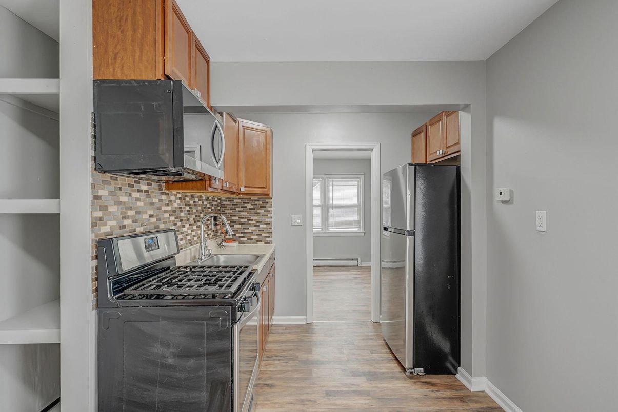 Interior, Kitchen, Wood Texture Flooring
