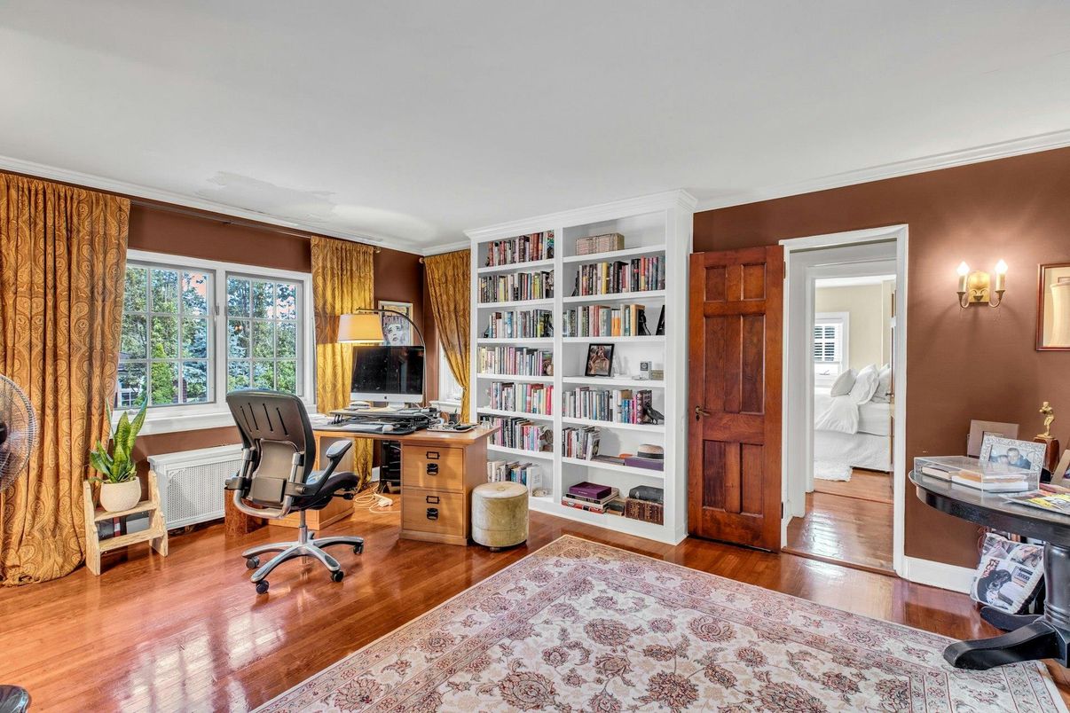 Home Office, Interior, Wood Texture Flooring
