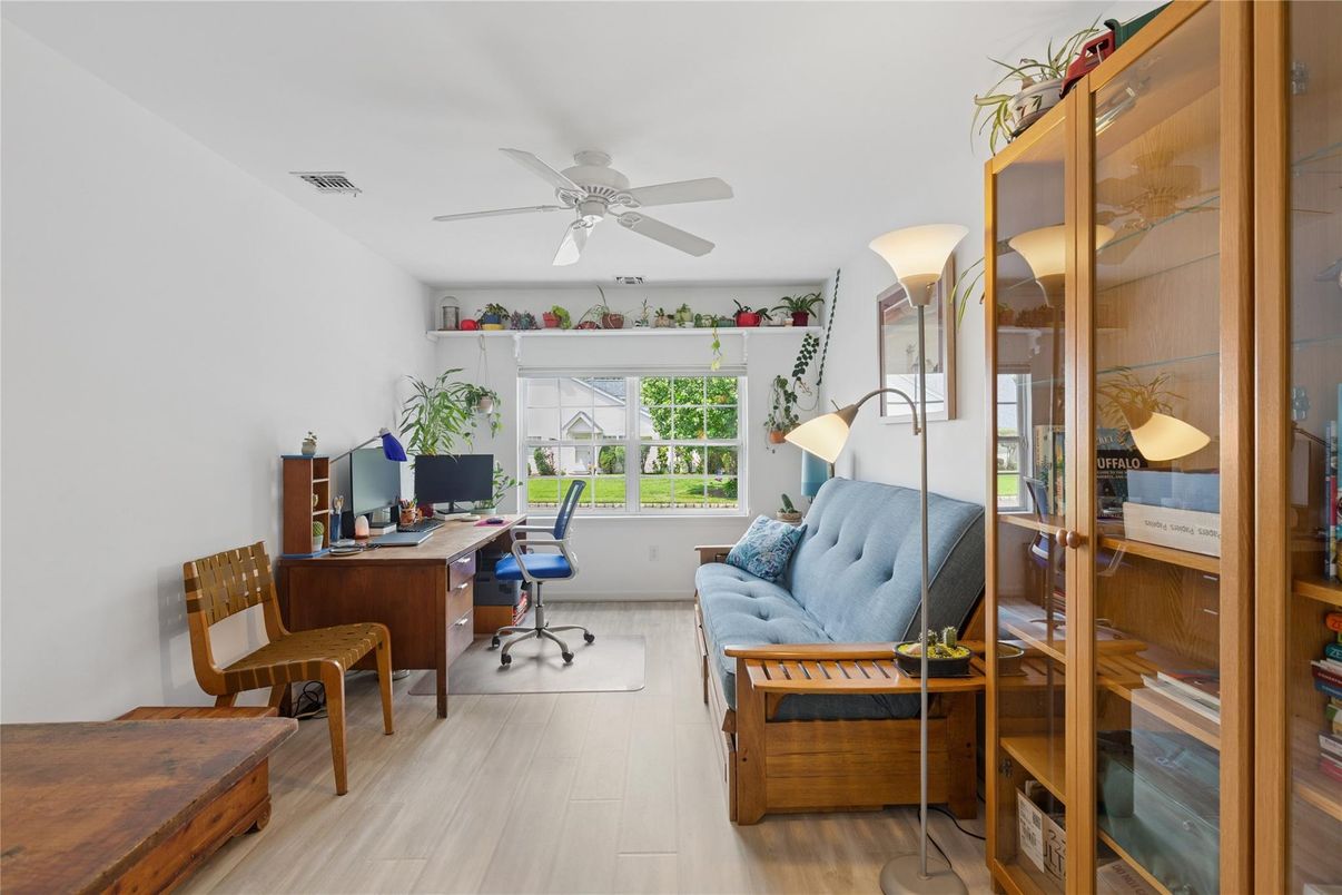 Home Office, Interior, Wood Texture Flooring