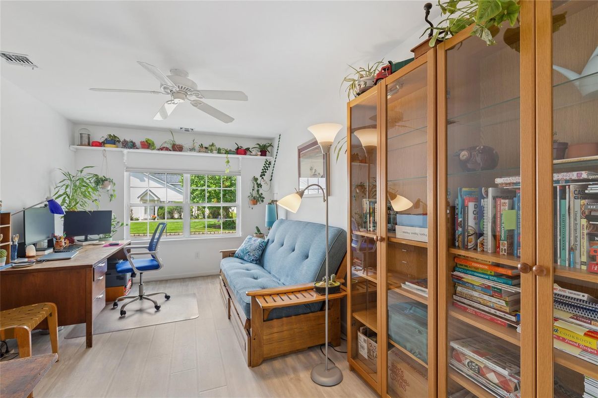 Home Office, Interior, Wood Texture Flooring