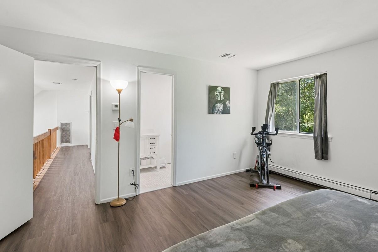 Fitness Equipment, Interior, Wood Texture Flooring