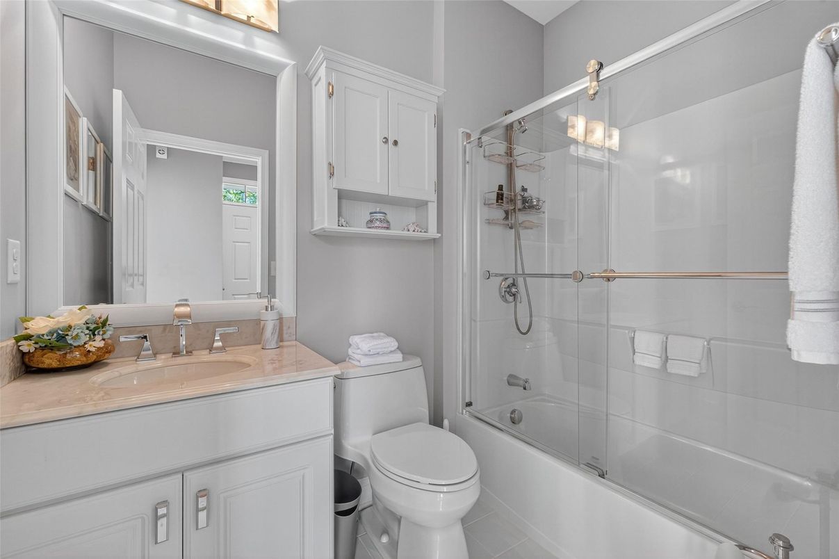 Bathroom, Glass Shower, Interior