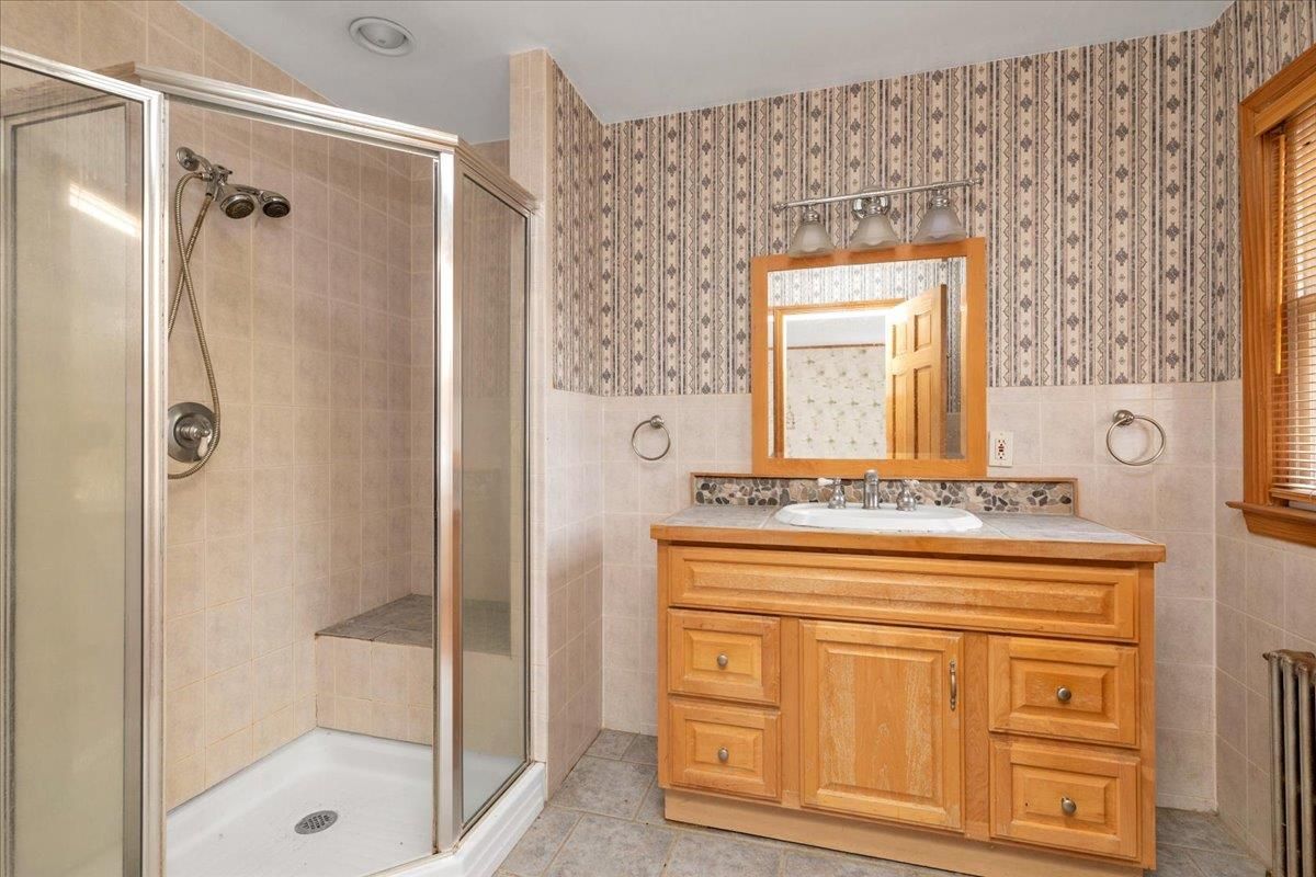 Bathroom, Glass Shower, Interior