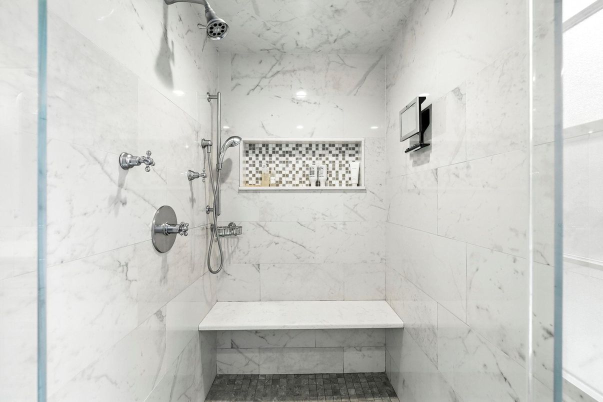 Bathroom, Interior, Marble Walls