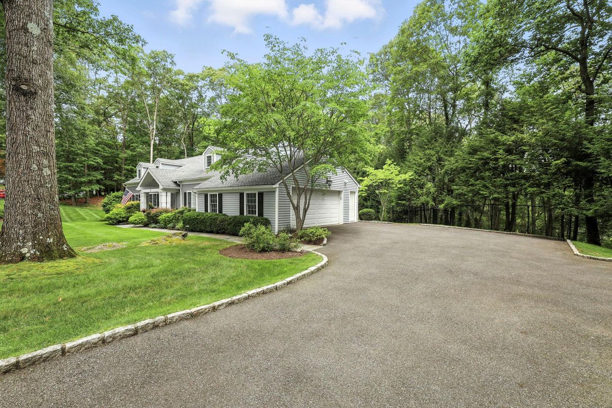 Attached, Backyard, Exterior, Facade, Cape Cod