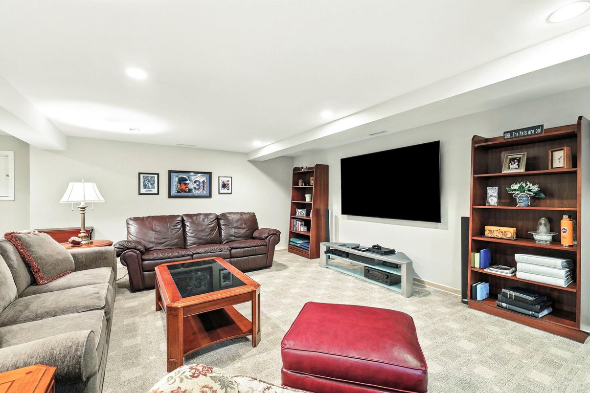 Interior, Living room, Recessed Lighting