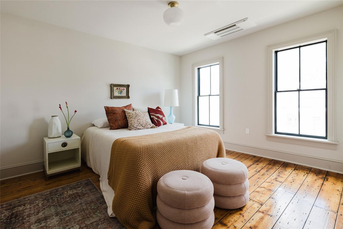 Bedroom, Interior, Wood Texture Flooring