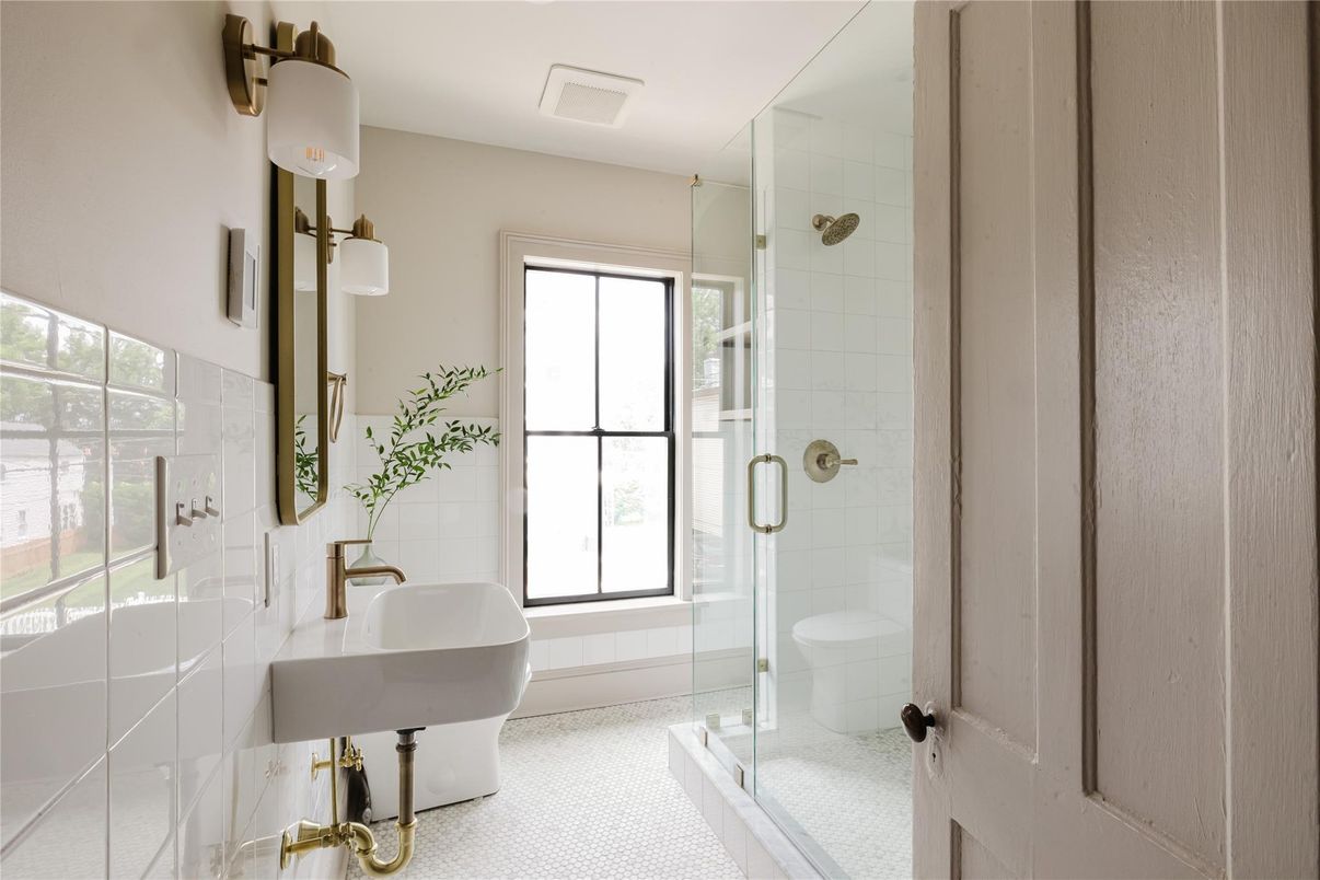 Bathroom, Glass Shower, Interior