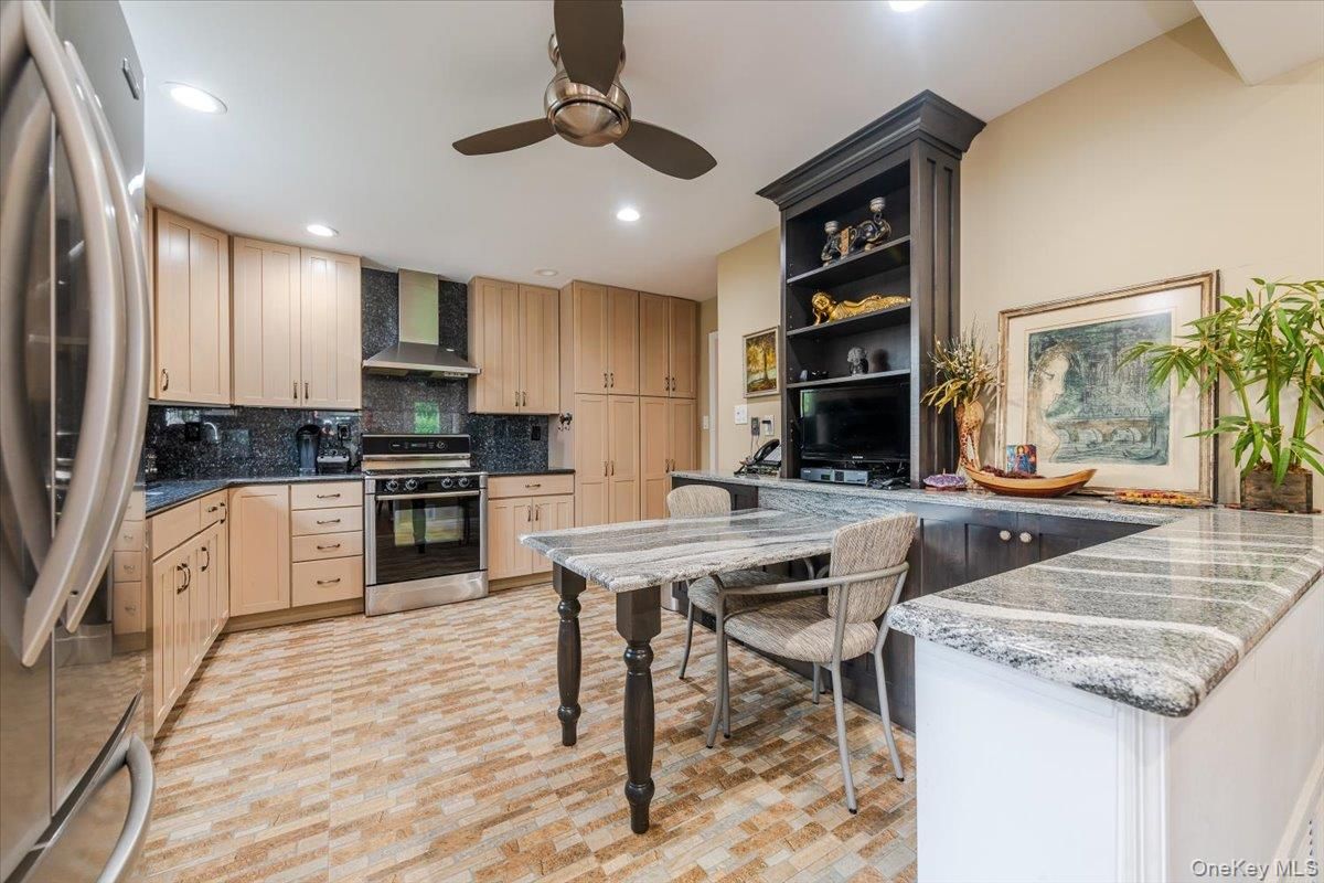 Interior, Kitchen, Recessed Lighting, Stainless Steel Appliances
