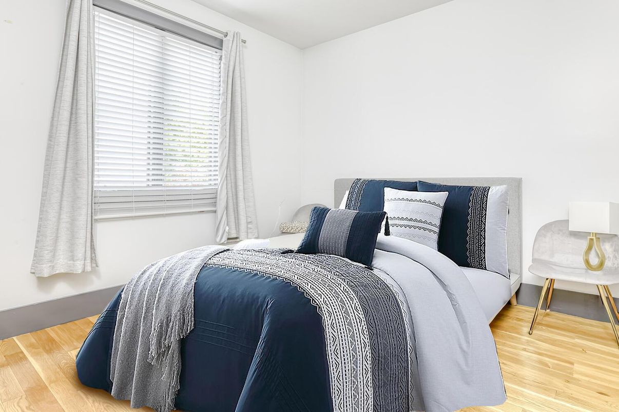 Bedroom, Interior, Wood Texture Flooring
