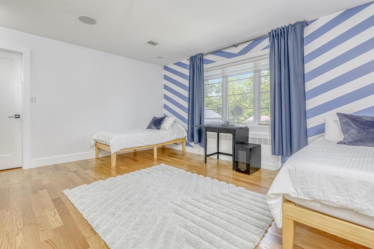 Bedroom, Interior, Wood Texture Flooring