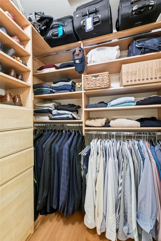 Interior, Walk-in Closets, Wood Texture Flooring