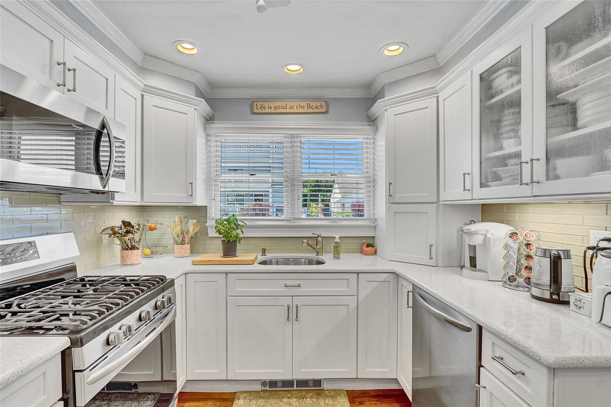 Interior, Kitchen, Recessed Lighting, Stainless Steel Appliances