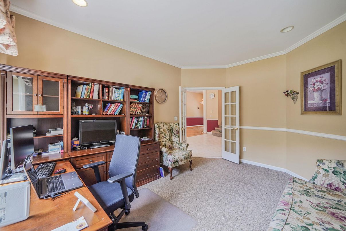 Home Office, Interior, Recessed Lighting