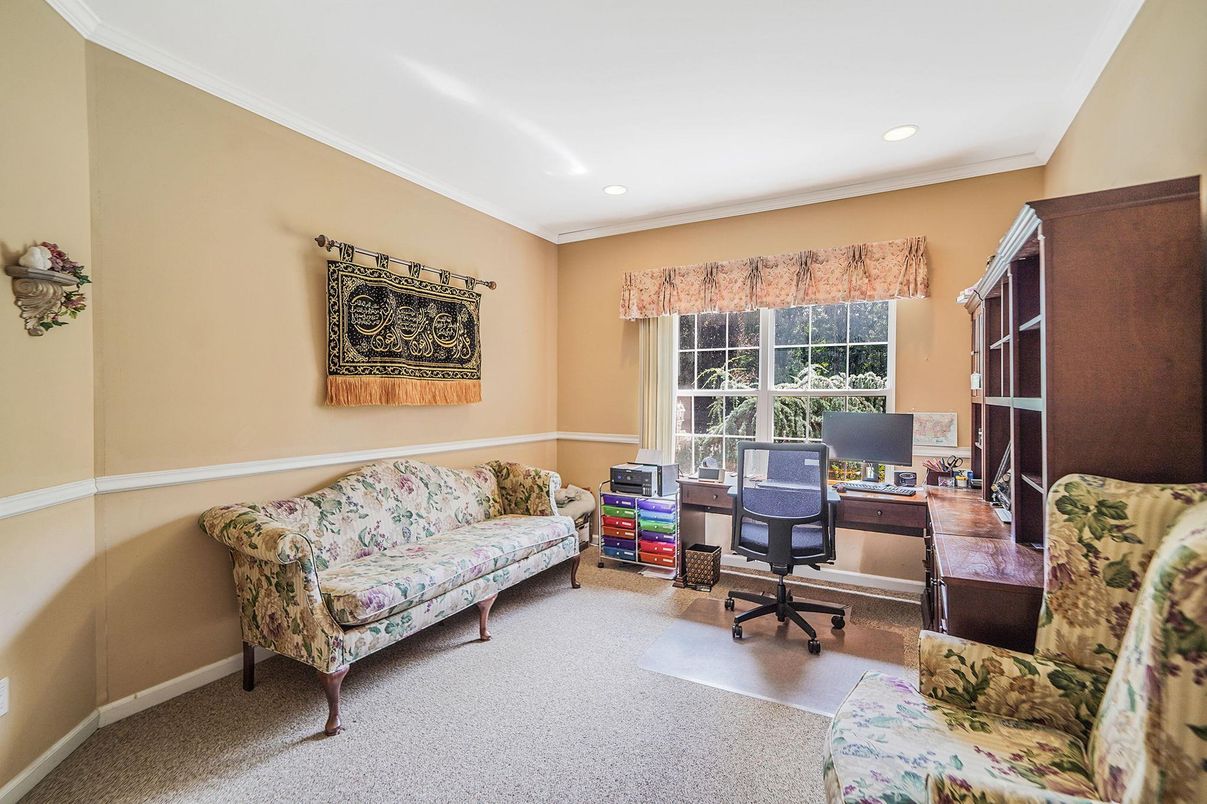 Home Office, Interior, Recessed Lighting