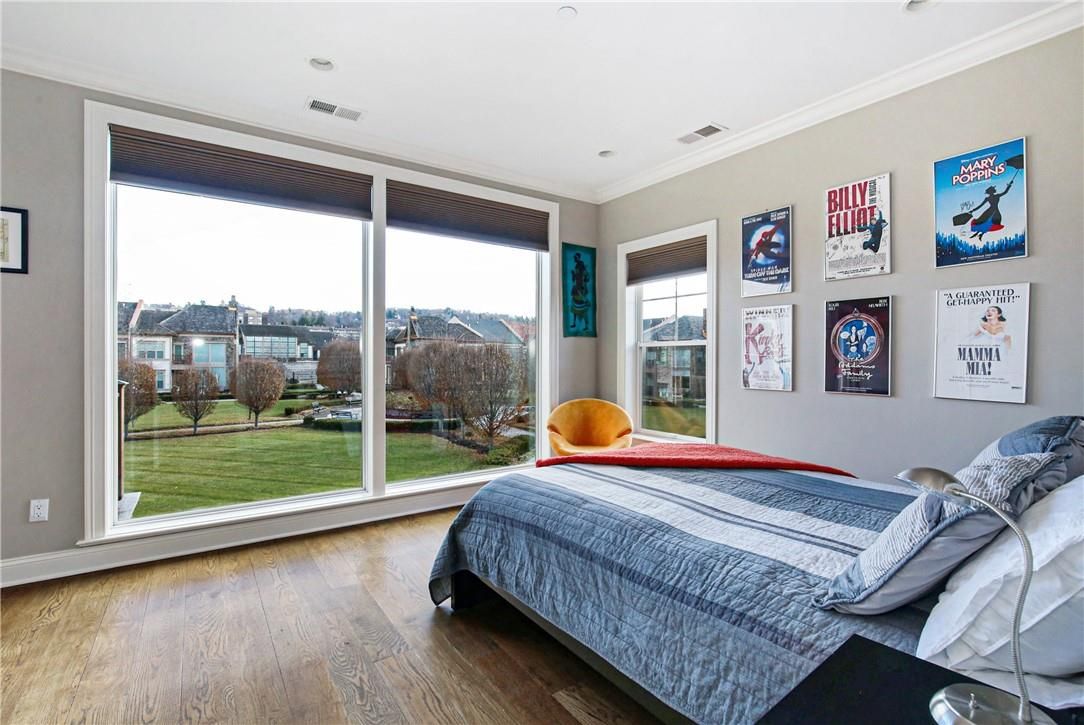 Bedroom, Interior, Water, Wood Texture Flooring