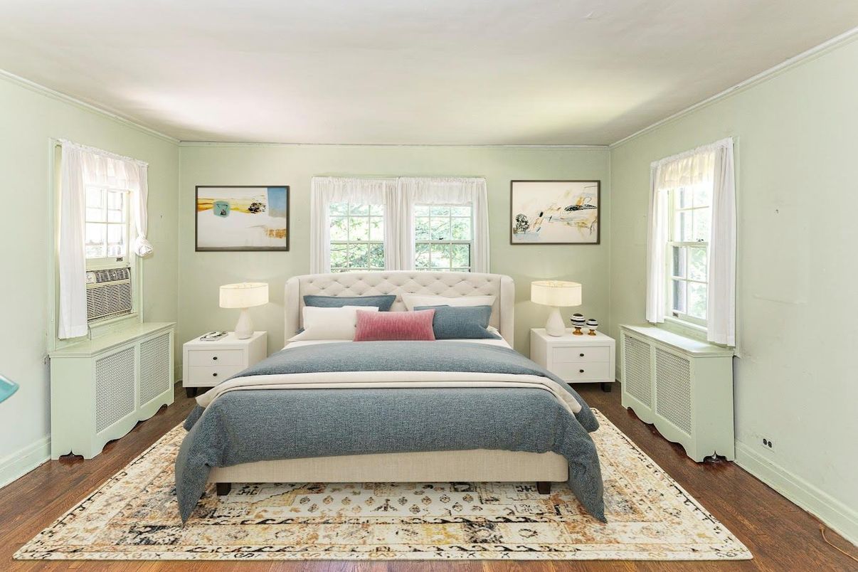 Bedroom, Interior, Wood Texture Flooring