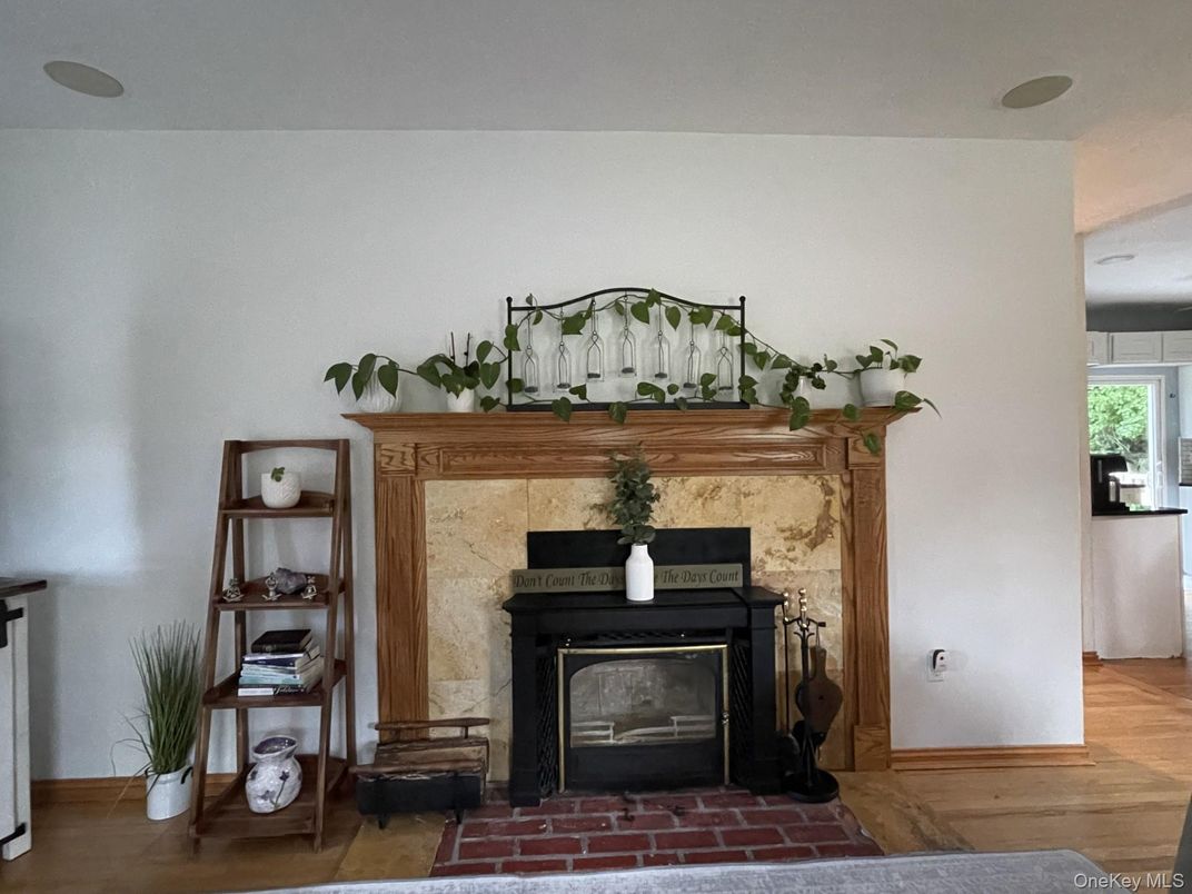 Fireplace, Interior, Wood Texture Flooring