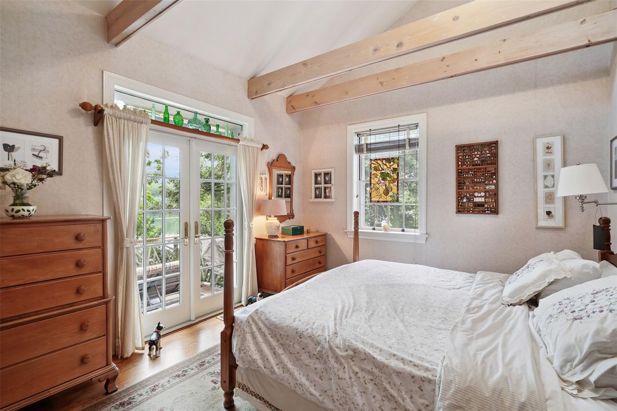 Bedroom, Interior, Wooden Beams, Wood Texture Flooring