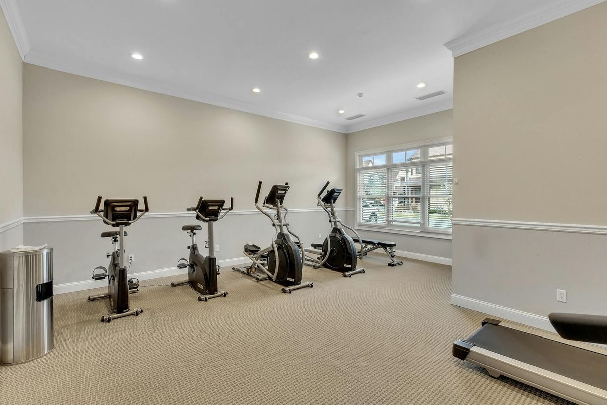Fitness Equipment, Interior, Recessed Lighting