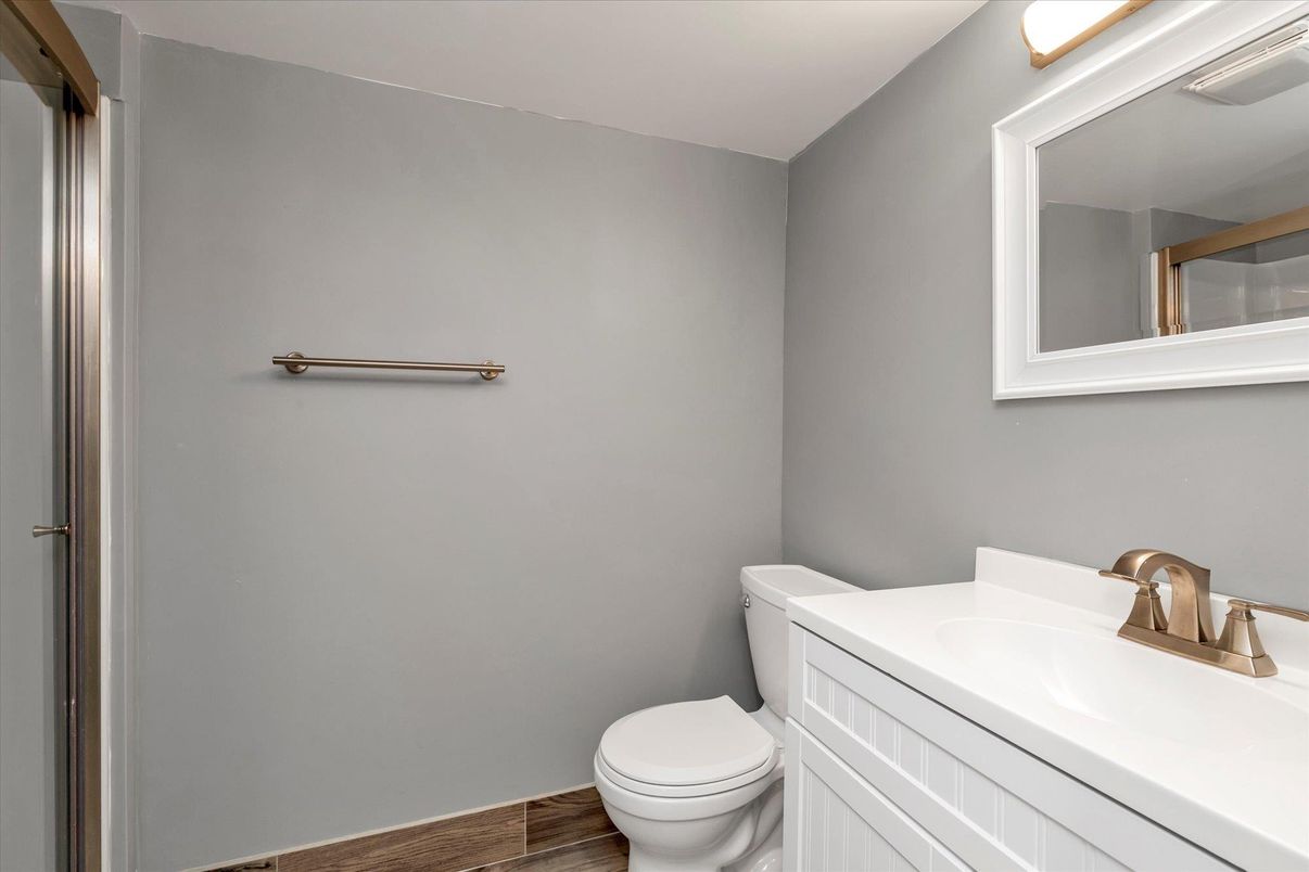 Bathroom, Interior, Wood Texture Flooring