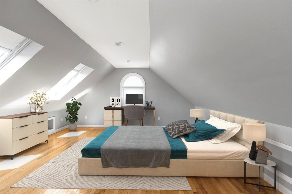 Bedroom, Interior, Wood Texture Flooring