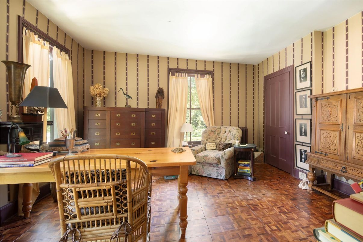 Home Office, Interior, Wood Texture Flooring